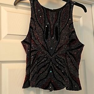 Vintage beaded tank